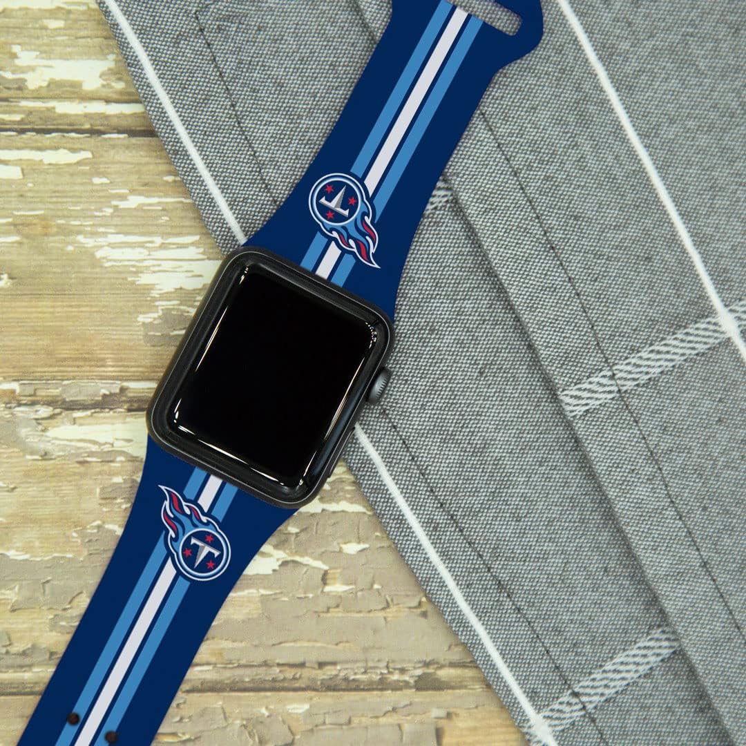 Game Time Paquete combinado Tennessee Titans HD compatible con Apple Watch y AirPods Gen 1 y 2