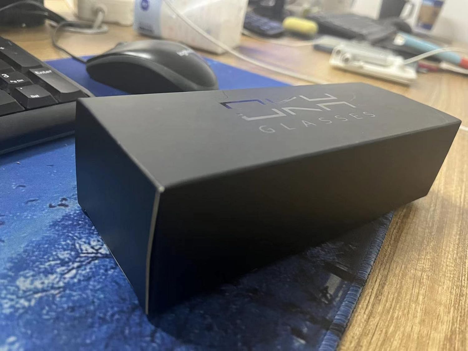 200% lupa con luz, anteojos de aumento recargables con luz LED, luz anti azul, lupa manos libres para trabajo cercano, manualidades, joyeros,