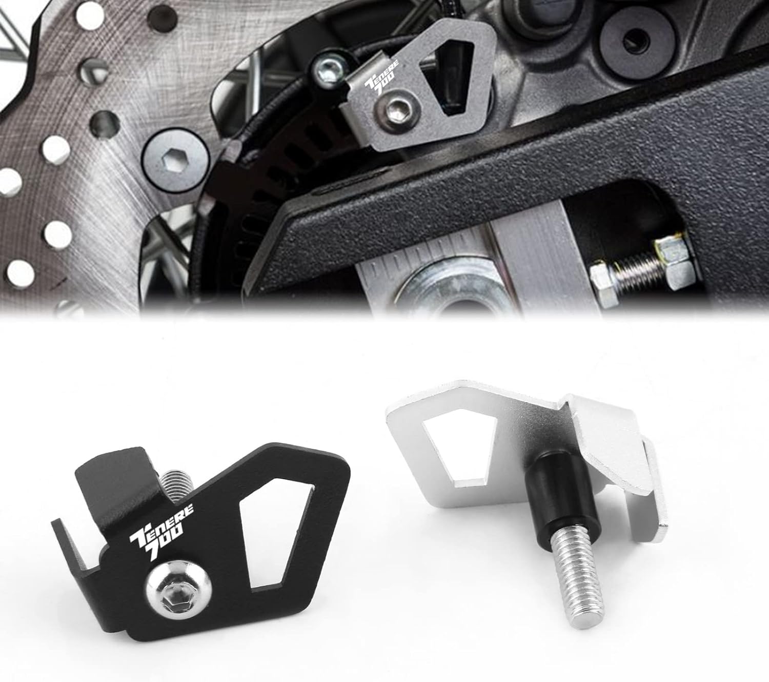 Protector de motor para Yamaha Tenere 700 2019 2020 2021 XTZ700 CNC Accesorios de motocicleta Protector de sensor ABS trasero Tenere TX690Z XTZ690