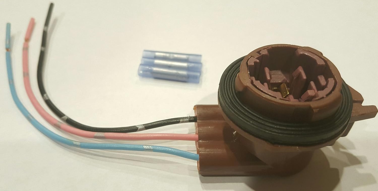 (juego de dos) Kit de reparación de enchufe de luz de coleta, reemplaza a GM 15306147, ACDelco LS92, Dorman 645-626, LEDestándar, 31574157