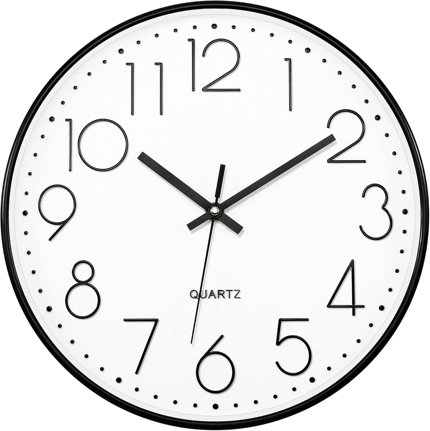 Lumuasky Reloj de pared moderno, silencioso sin tictac, moderno, reloj decorativo para sala de estar, dormitorio, cocina, oficina, escuela, aula