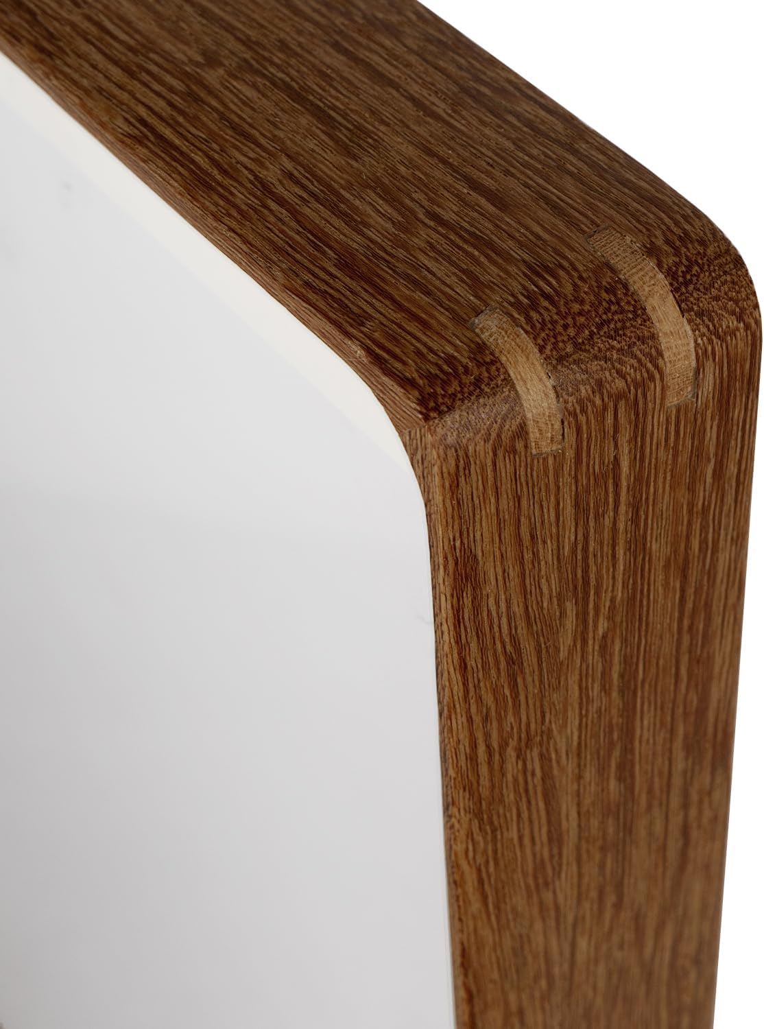Marcos de fotos de madera natural inspirados en el marco de fotos de mesa con paspartú, pantalla vertical u horizontal (nogal, 18 x 24 pulgadas mate
