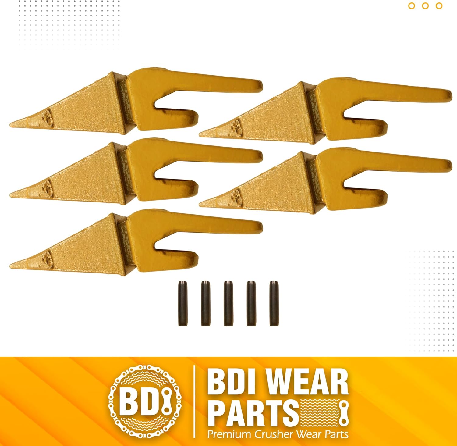 BDI Wear Parts Montaje 230 x 156 retroexcavadora, dientes de cucharón X156S, P156 Flex Pin Bobcat Skid Steer estilo oruga para mini excavadora –