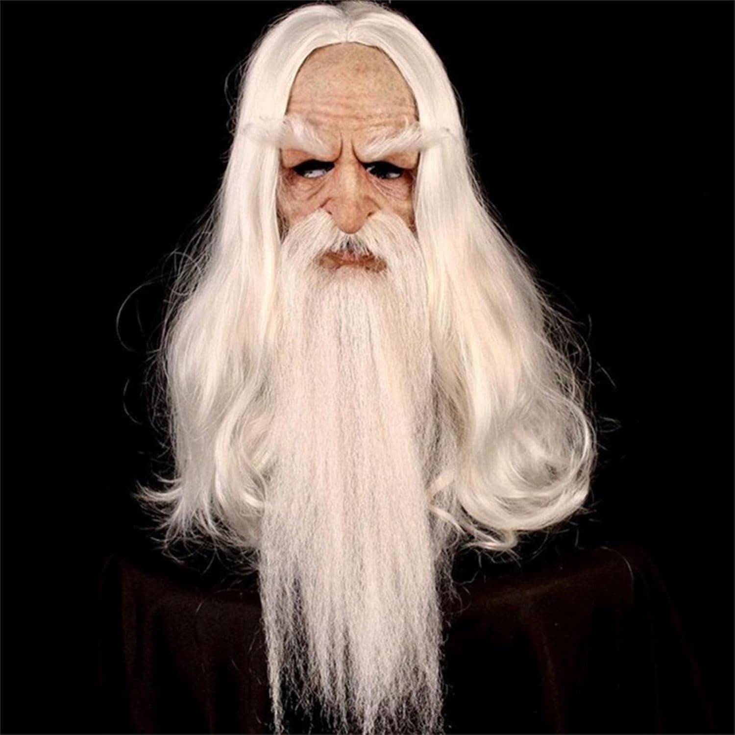 Máscaras de látex realistas para ancianos de Halloween, nariz grande, anciano, súper suave, terror, arrugas, cara