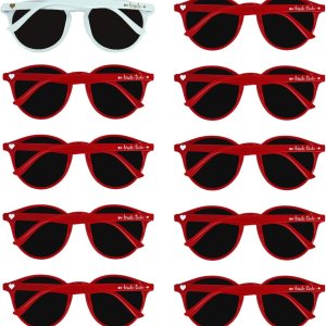 LADY&HOME Gafas de sol de ojo de gato para despedida de soltera, gafas de sol de dama de honor, suministros de despedida de soltera, 10 piezas LADY&HOME Gafas de sol de ojo de gato para despedida de soltera, gafas de sol de dama de honor, suministros de despedida de soltera, 10 piezas