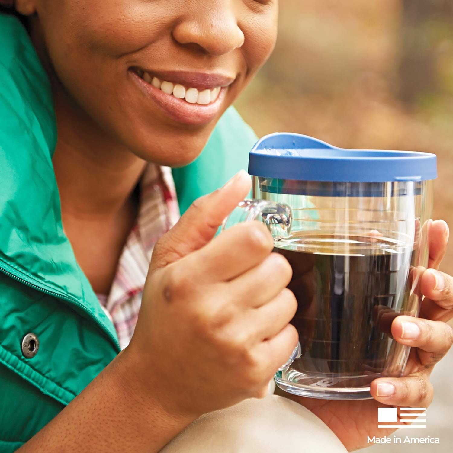 Tervis Vaso aislado de doble pared My Kids Have Paws hecho en Estados Unidos mantiene las bebidas frías y calientes, 16 onzas, taza, transparente
