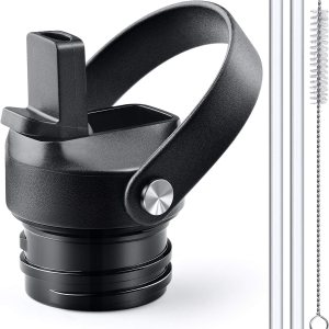 Tapa de popote para boca estándar Hydro Flask, tapa de popote compatible con Hydroflask boca estándar de 18, 21, 24 onzas, tapa deportiva superior Tapa de popote para boca estándar Hydro Flask, tapa de popote compatible con Hydroflask boca estándar de 18, 21, 24 onzas, tapa deportiva superior