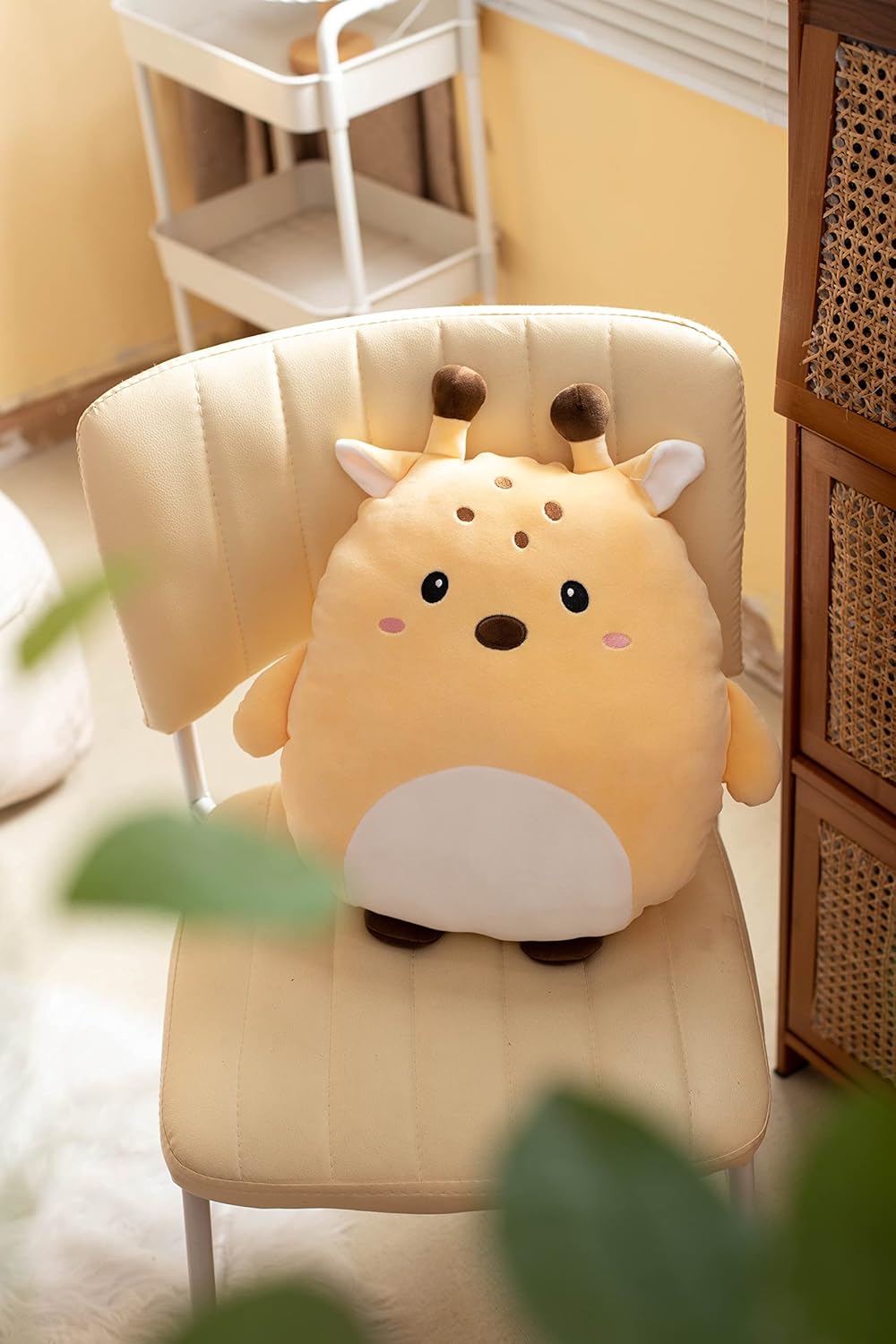 Almohada suave de peluche de ciervo para abrazar, lindo juguete de peluche de ciervo, animales de peluche para niños, juguetes de peluche para