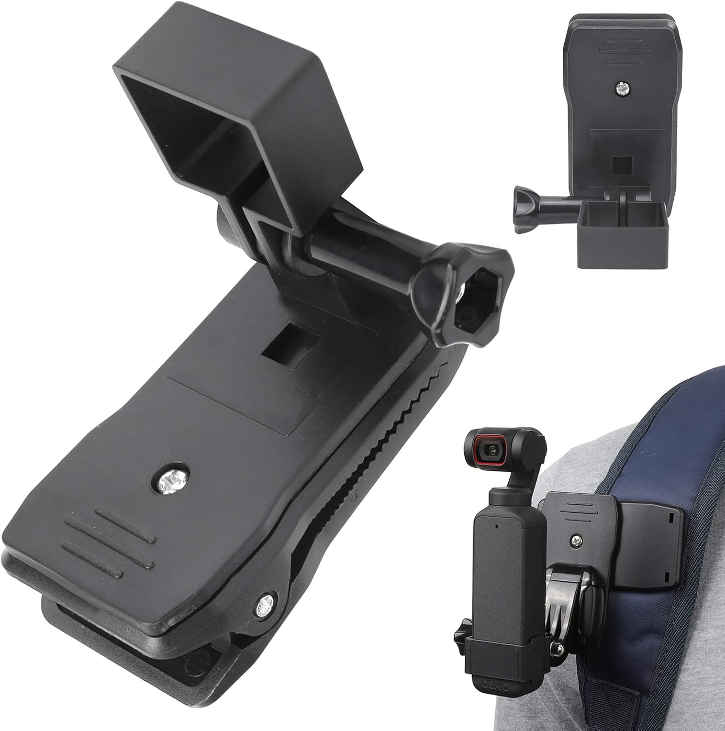 Clip de mochila para DJI Pocket 2 osmo Pocket 2 Accesorios de uso Cámara de acción Mochila Clip Adaptador Marco de expansión de montaje para DJI