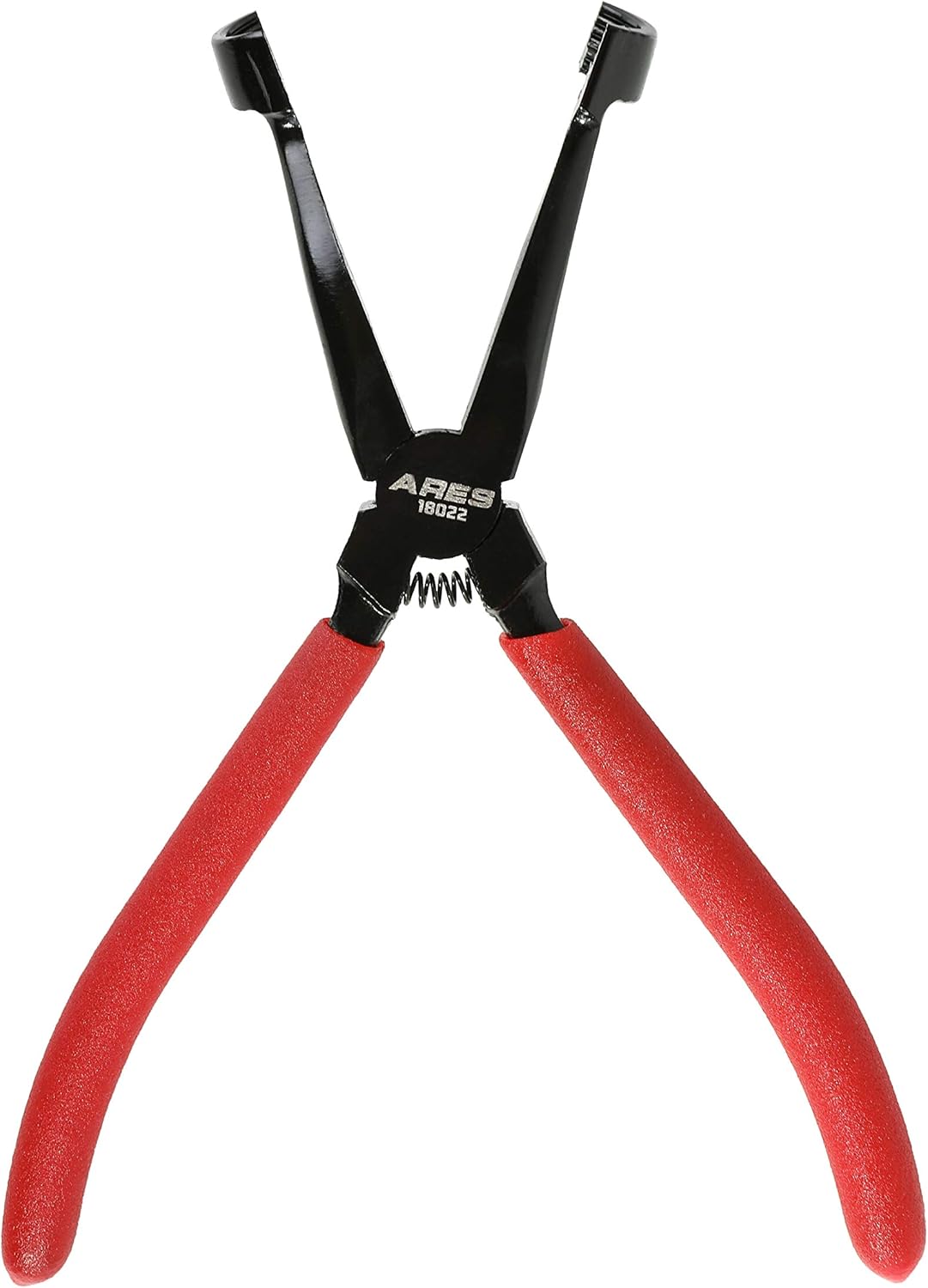 ARES 18022 – Alicates de resorte de retención de freno de tambor – Diseño de cabeza integral de alta resistencia – Cuello curvado para un fácil