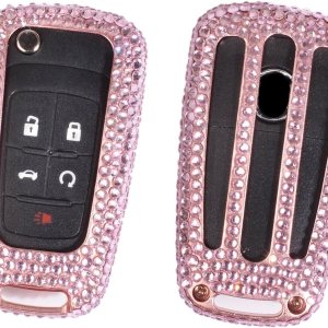 M.JVisun Funda hecha a mano para llavero de automóvil para Chevrolet Chevy Aveo Camaro Cruze Epica Equinox Impala Lova RV Malibu Sail3 Sonic SS M.JVisun Funda hecha a mano para llavero de automóvil para Chevrolet Chevy Aveo Camaro Cruze Epica Equinox Impala Lova RV Malibu Sail3 Sonic SS