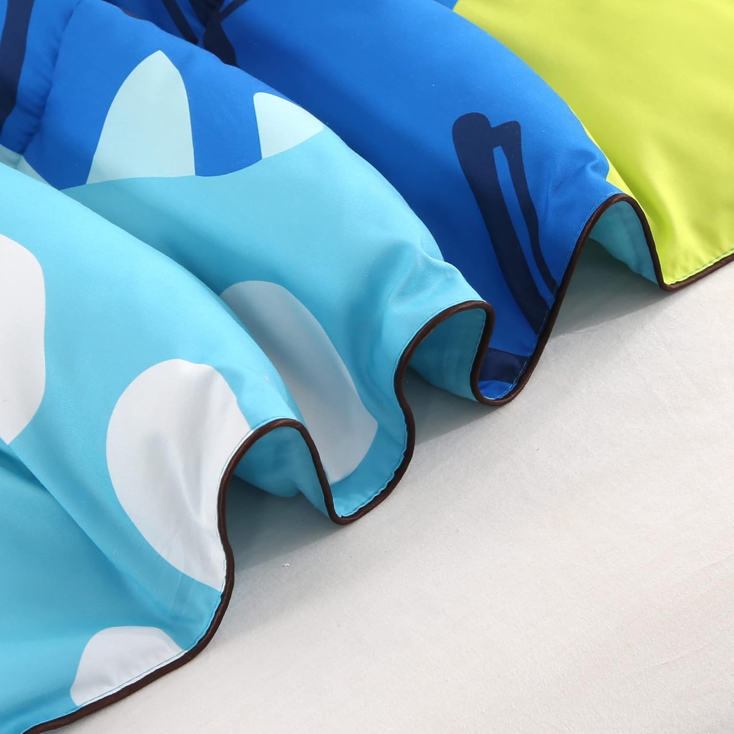 ENCOFT Juego de edredón de dinosaurio tamaño individual para niñas y niños, juego de ropa de cama de dinosaurios de 3 piezas de alta calidad, color