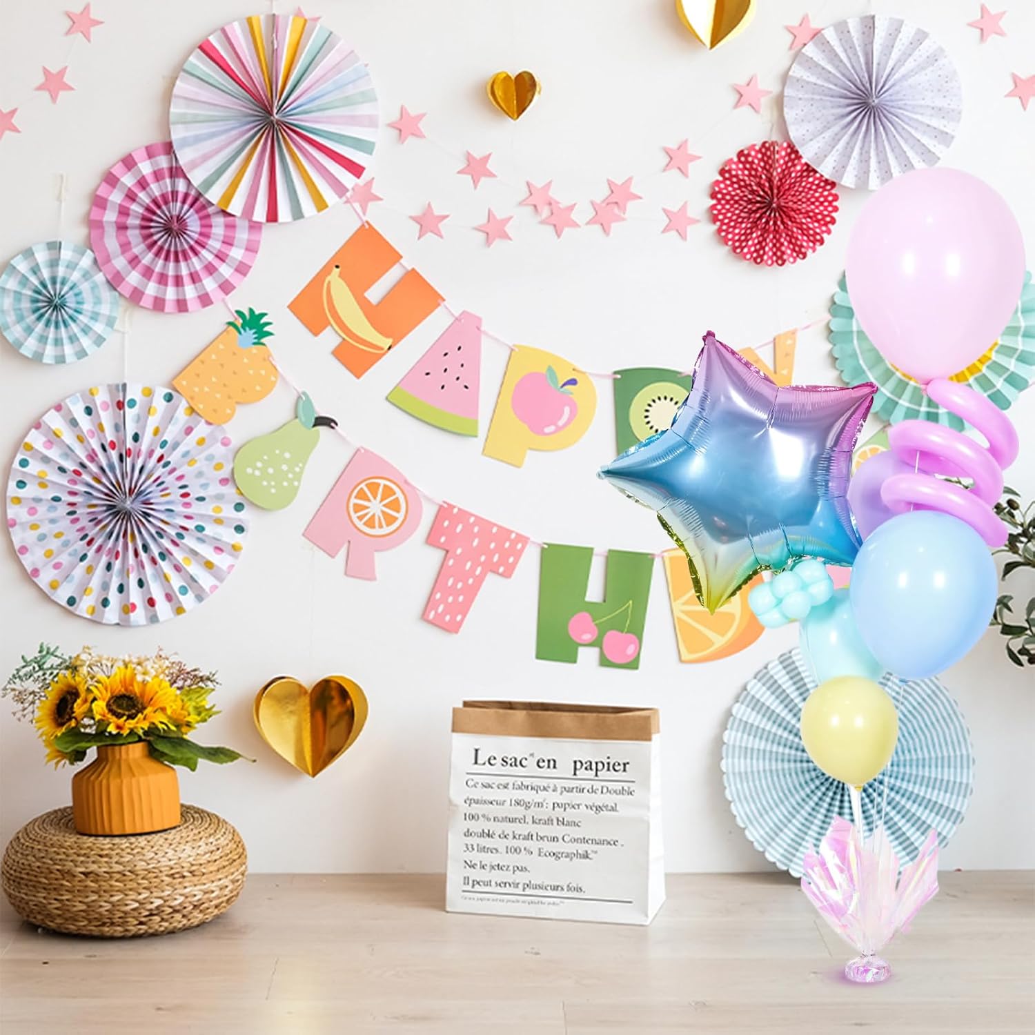 Juego de 2 soportes para globos con base sólida pesada, centros de mesa para cumpleaños, niñas, baby shower, San Valentín, decoración de fiesta de