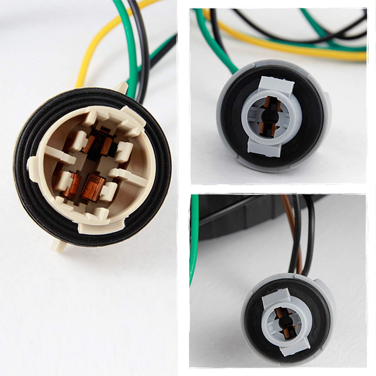 AKKON – Para Chevy Impala de repuesto de luces traseras rojas transparentes para conductorpasajero, par nuevo