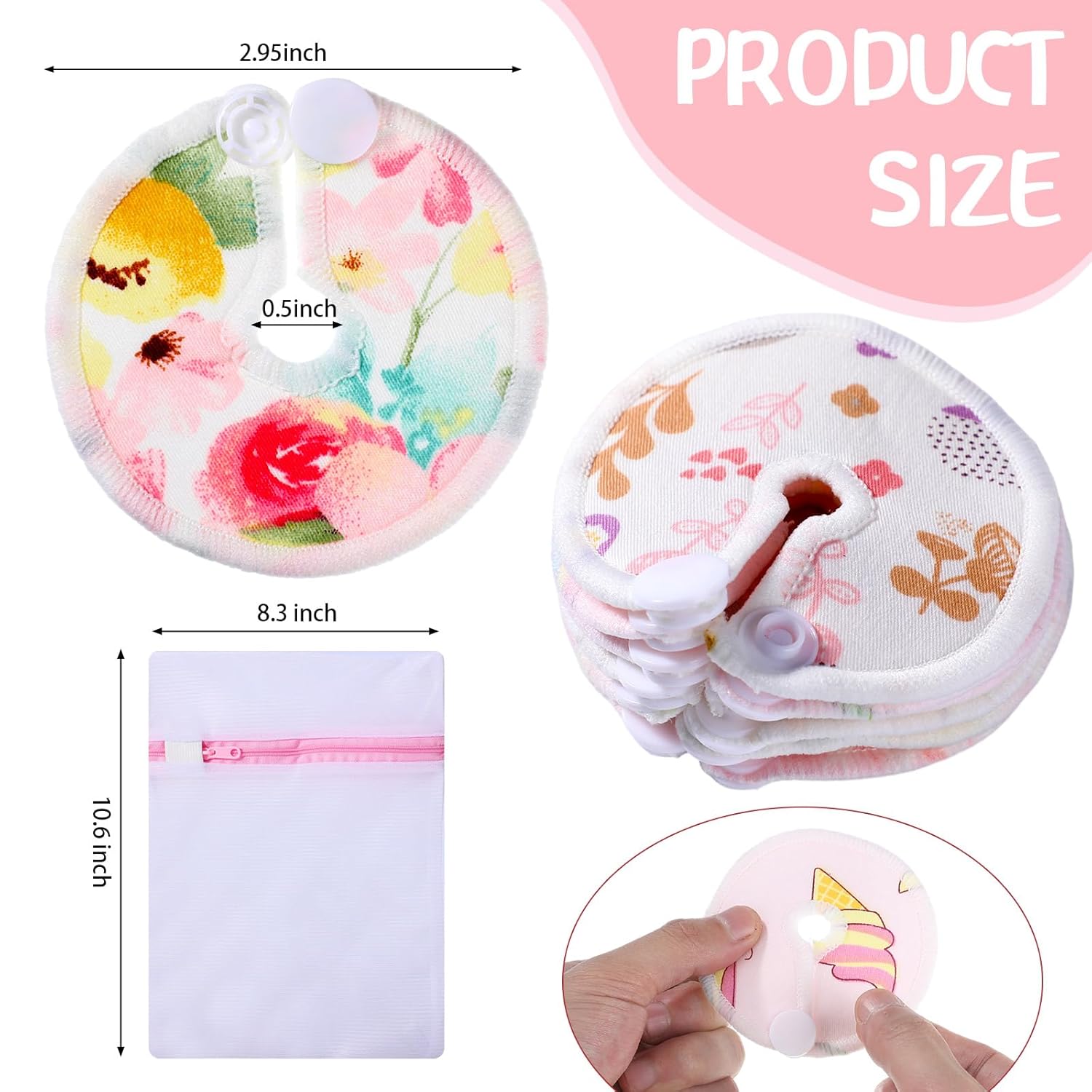 Yungyan 24 fundas para tubo G, almohadillas reutilizables para botones de alimentación, almohadillas de botón de tubo G suaves, lavables,