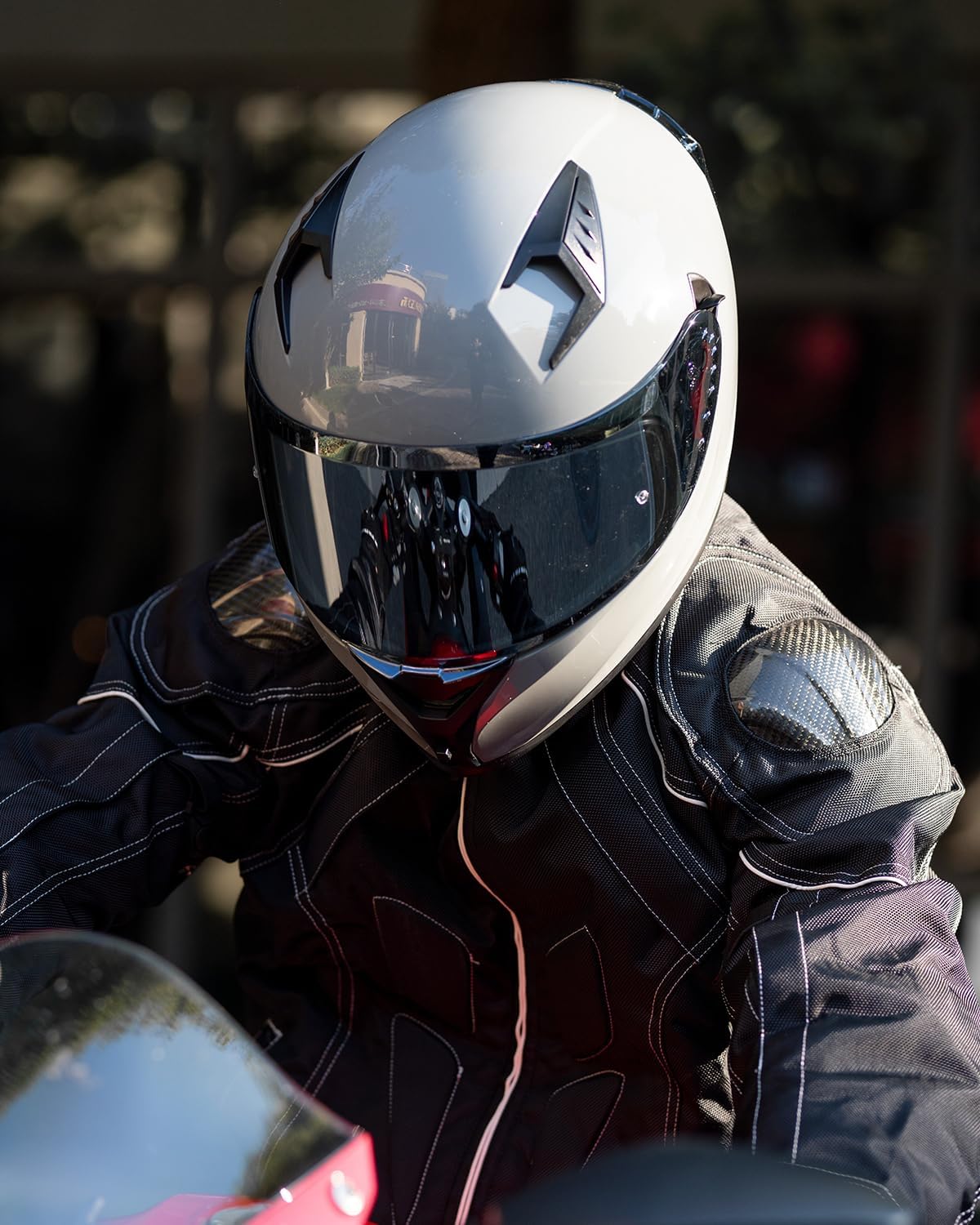 ILM Casco de motocicleta de cara completa con Pinlock compatible con viseras y aletas transparentes y tintadas, casco de motocross para bicicleta de