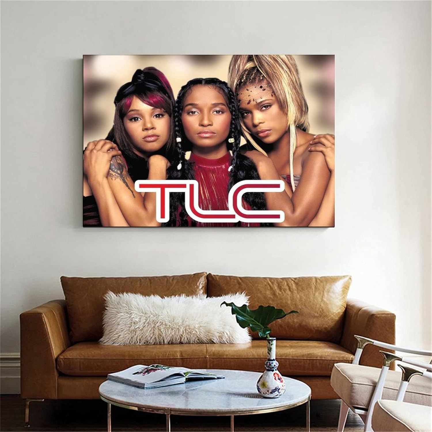 TLC – Póster decorativo para pared, para sala de estar, dormitorio, 08 x 12 pulgadas (7.9 x 11.8 in)