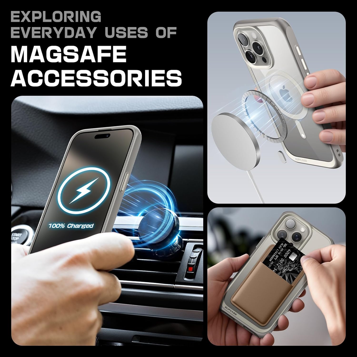 SUPCASE Unicorn Beetle Mag – Funda para iPhone 15 Pro Max de 6.7 pulgadas (2023), compatible con MagSafe a prueba de golpes, funda delgada y