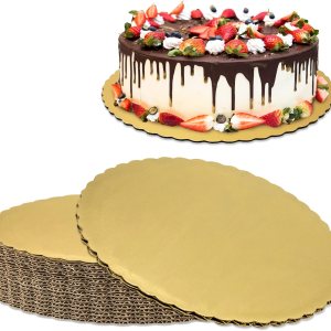 Paquete de 20 Tableros para pasteles de 12 pulgadas, molde dorado desechable, base de cartón para base de pizza, soporte para postres y pasteles, a Paquete de 20 Tableros para pasteles de 12 pulgadas, molde dorado desechable, base de cartón para base de pizza, soporte para postres y pasteles, a