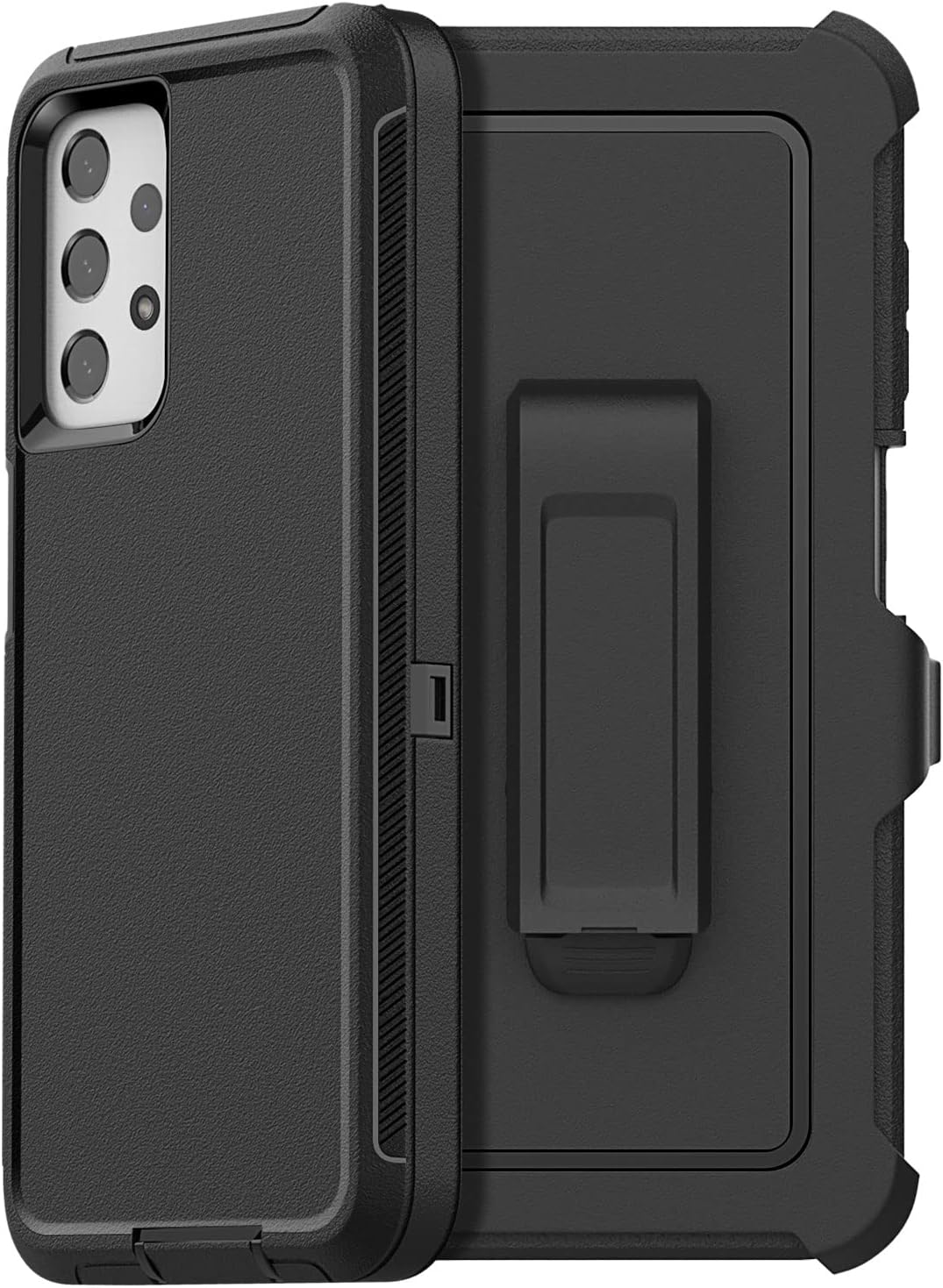 AICase Funda para Galaxy A23 con clip para cinturón (6.6 pulgadas), resistente y resistente, protección duradera de grado militar, a prueba de