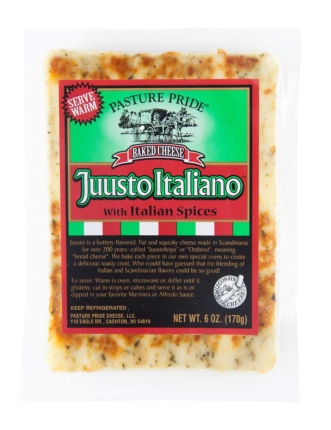 Juusto Variedad de Panes Horneados Queso-Juusto, Juusto Bacon & Juusto Italiano – Paquete de 3