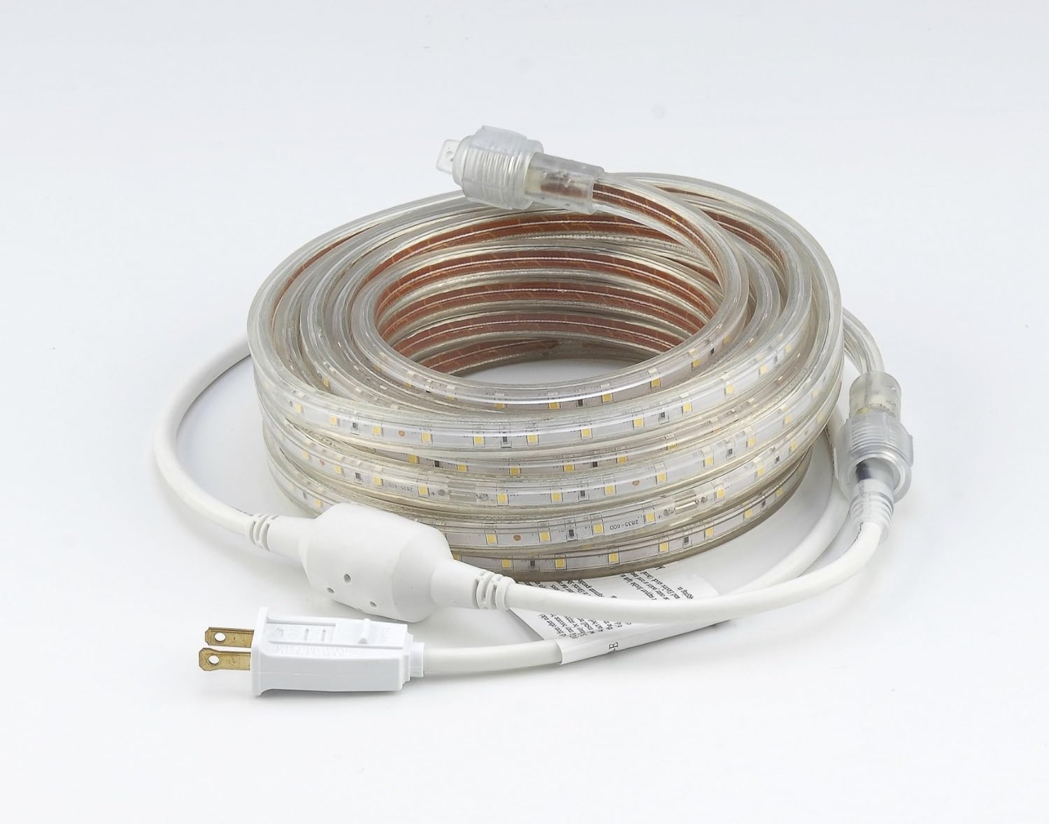 CBConcept Listado UL, 100 pies, 10100 lúmenes, verde, regulable, 110-120 V CA, tira de luz LED plana flexible, 1830 unidades 3528 SMD LED, uso en