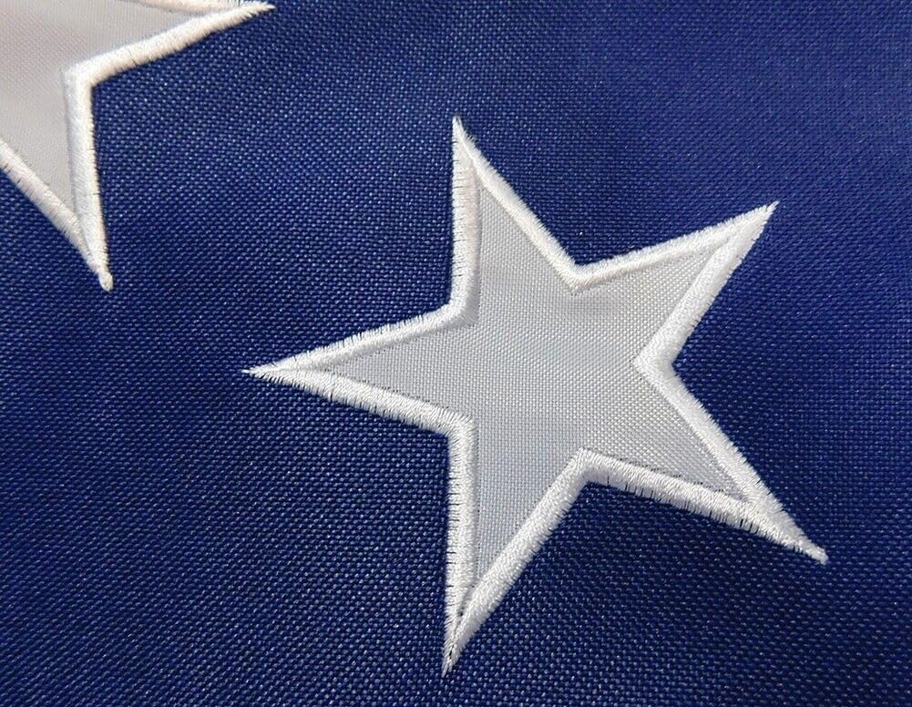 Premium 4×6 Betsy Ross Outlined 4’x6′ Nylon Embroidered 600D Flag
