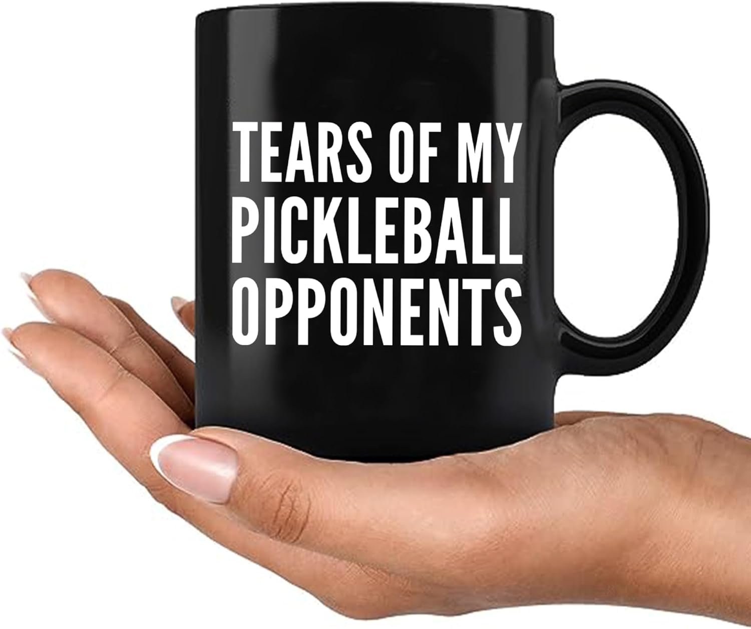 Panvola Tears of My Pickleball Opponents – Taza de cerámica para café, regalo para jugador deportivo, abuelo, abuela, marido, esposa, mamá, papá,
