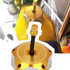 Cubierta de la tapa del tanque de combustible de la motocicleta de la suciedad con la manguera de ventilación de aire para DRZ5070125400400E, Cubierta de la tapa del tanque de combustible de la motocicleta de la suciedad con la manguera de ventilación de aire para DRZ5070125400400E,