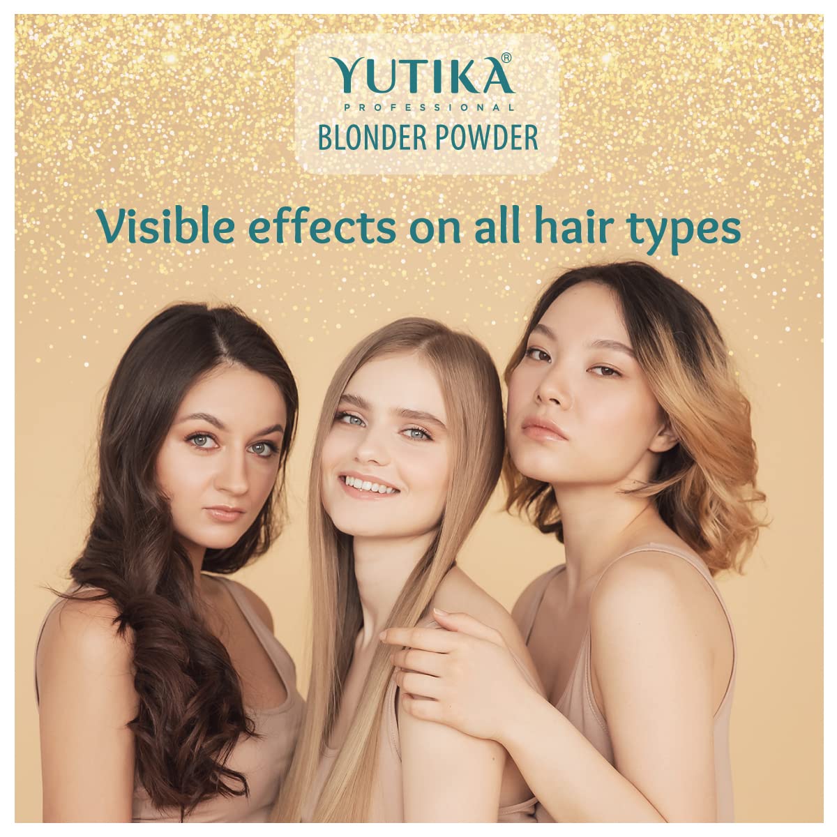 Yutika Professional Blonder Bleach Powder Hair Lightener  Blanqueador para aclarar el cabello con brillo rubio  Levanta hasta 8 niveles – 2.11 onzas