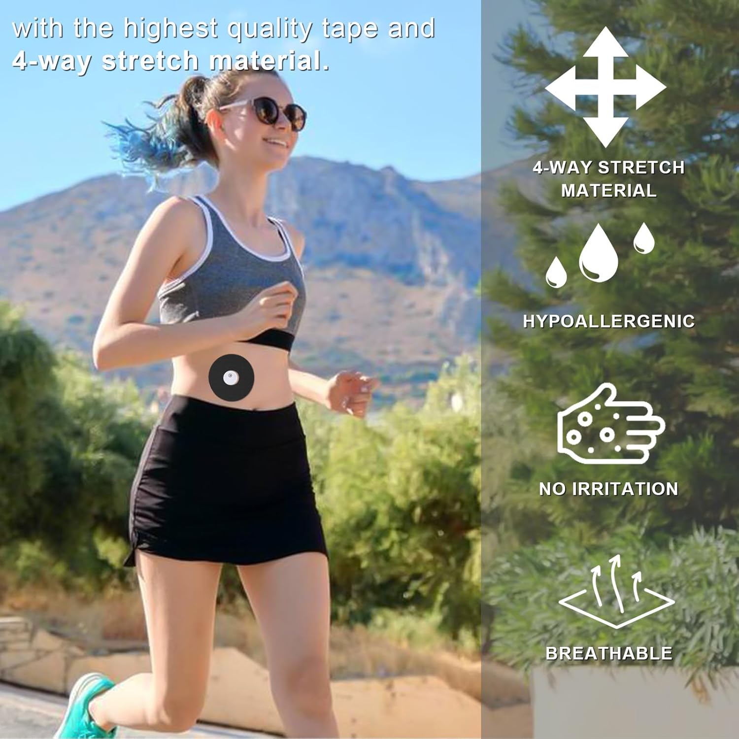 Fundas impermeables para sensor Freestyle Libre 3 (paquete de 20) – Papel trasero precortado, parches adhesivos CGM, protección continua para