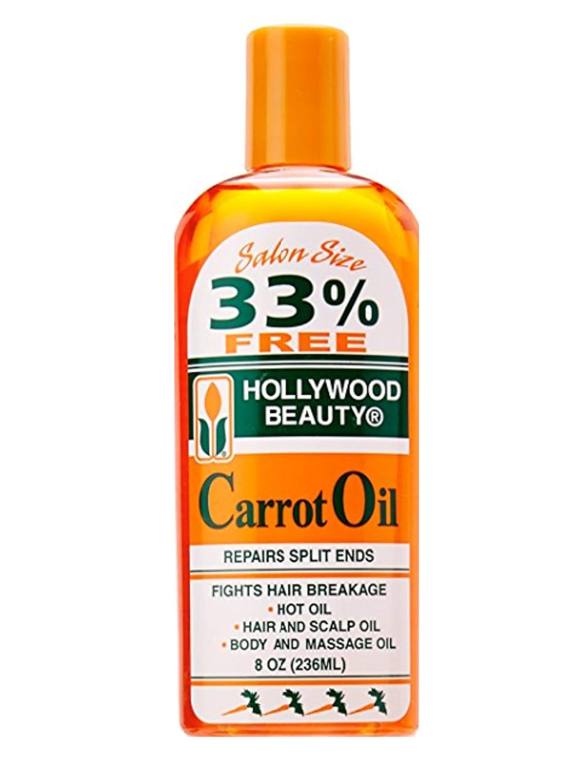 Hollywood Beauty Aceite de zanahoria 8 oz.