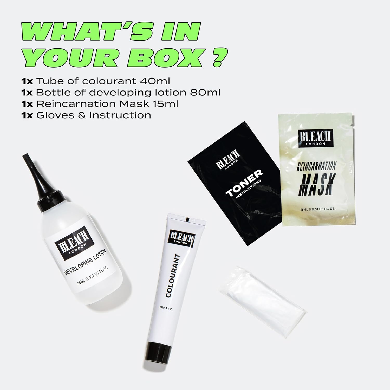BLEACH LONDON Kit de tóner champán, eliminación de latón amarillo, fórmula de deposición de color para base de rubio champán, para cabello rubio y