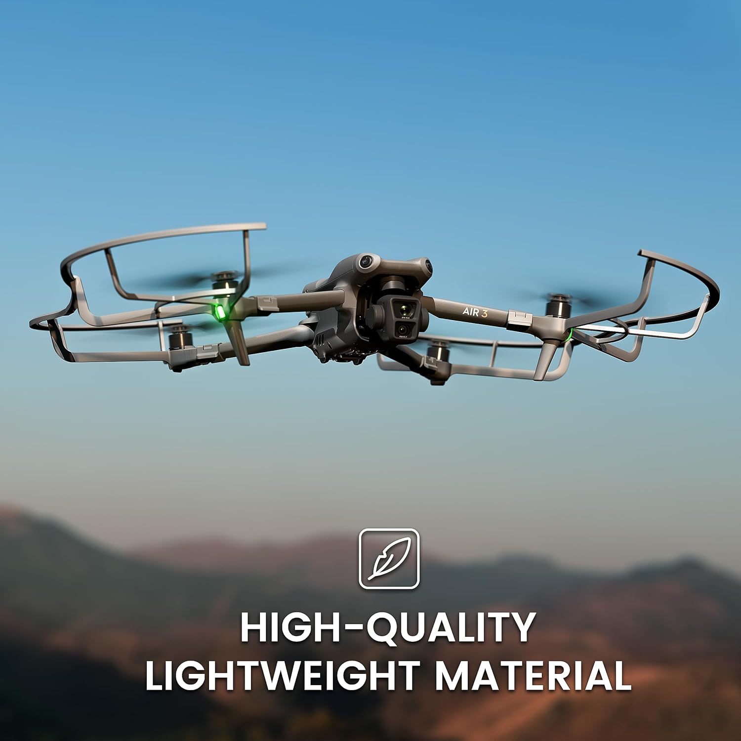 STARTRC Protector de hélice Air 3, protector de hélices extraíbles de liberación rápida para DJI Air 3 Drone Accesorios