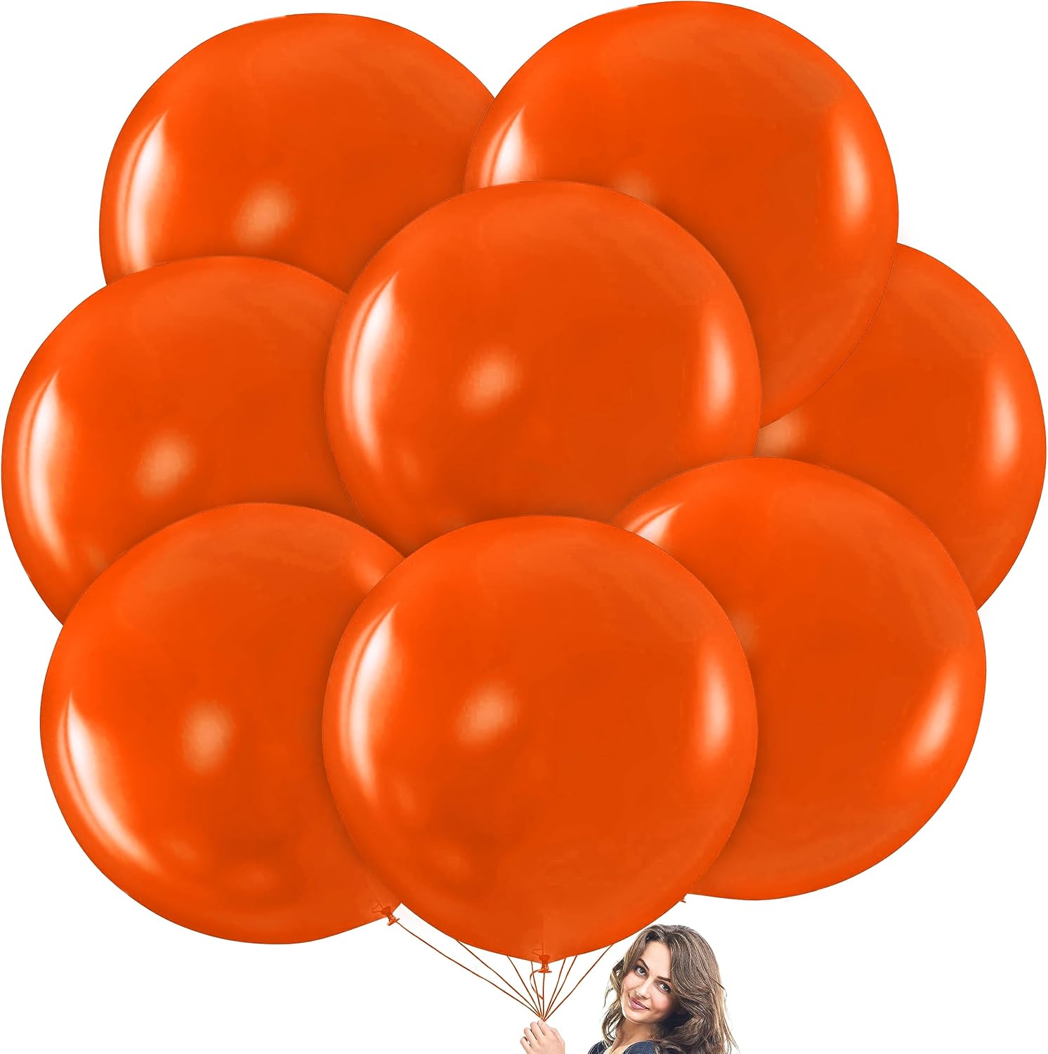 Globos gigantes de Prextex 8 globos gigantes de 91cm para sesión de fotos, bodas, fiesta para recién nacido, fiesta de cumpleaños y decoración de