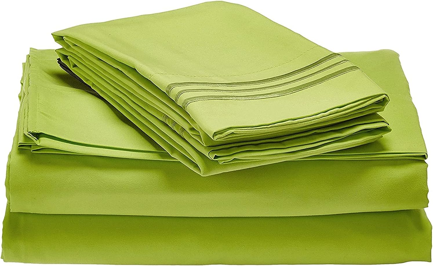 Serie 1800 – Juego de sábanas de calidad egipcia súper suave, resistente a las arrugas y a la decoloración, hermoso diseño en fundas de almohada,