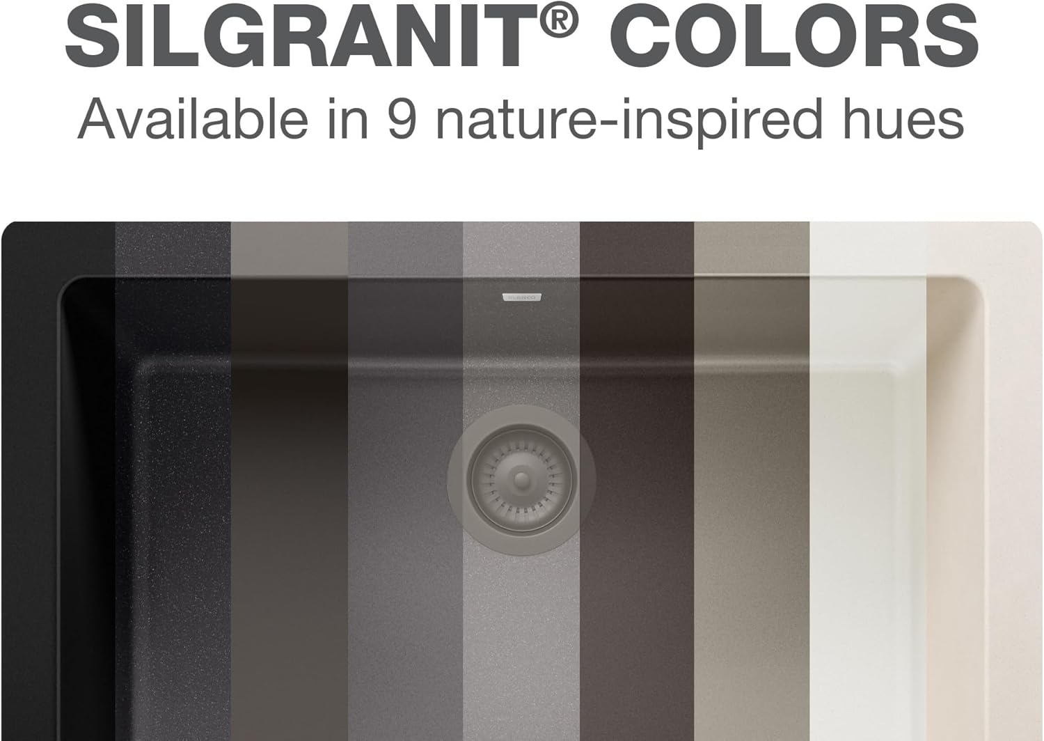 BLANCO 441465 Diamond Silgranit 6040 – Fregadero de cocina con doble tazón para montaje inferior o caído, 9.50 x 21.25 x 32.25 pulgadas, color ceniza