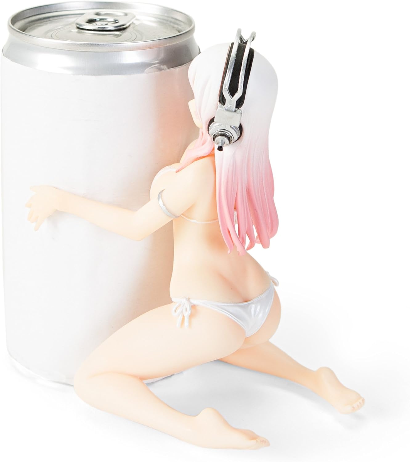 Furyu 5″ Super Sonico Friend Hold Figure White Ver