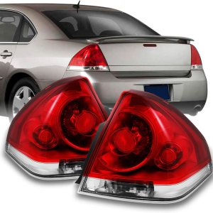 AKKON – Para Chevy Impala de repuesto de luces traseras rojas transparentes para conductorpasajero, par nuevo AKKON – Para Chevy Impala de repuesto de luces traseras rojas transparentes para conductorpasajero, par nuevo