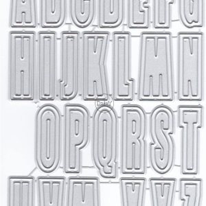 DzIxY Letras en mayúsculas de sombras troqueles de corte de metal para kit de fabricación de tarjetas, troqueles de papel de relieve, plantillas de DzIxY Letras en mayúsculas de sombras troqueles de corte de metal para kit de fabricación de tarjetas, troqueles de papel de relieve, plantillas de