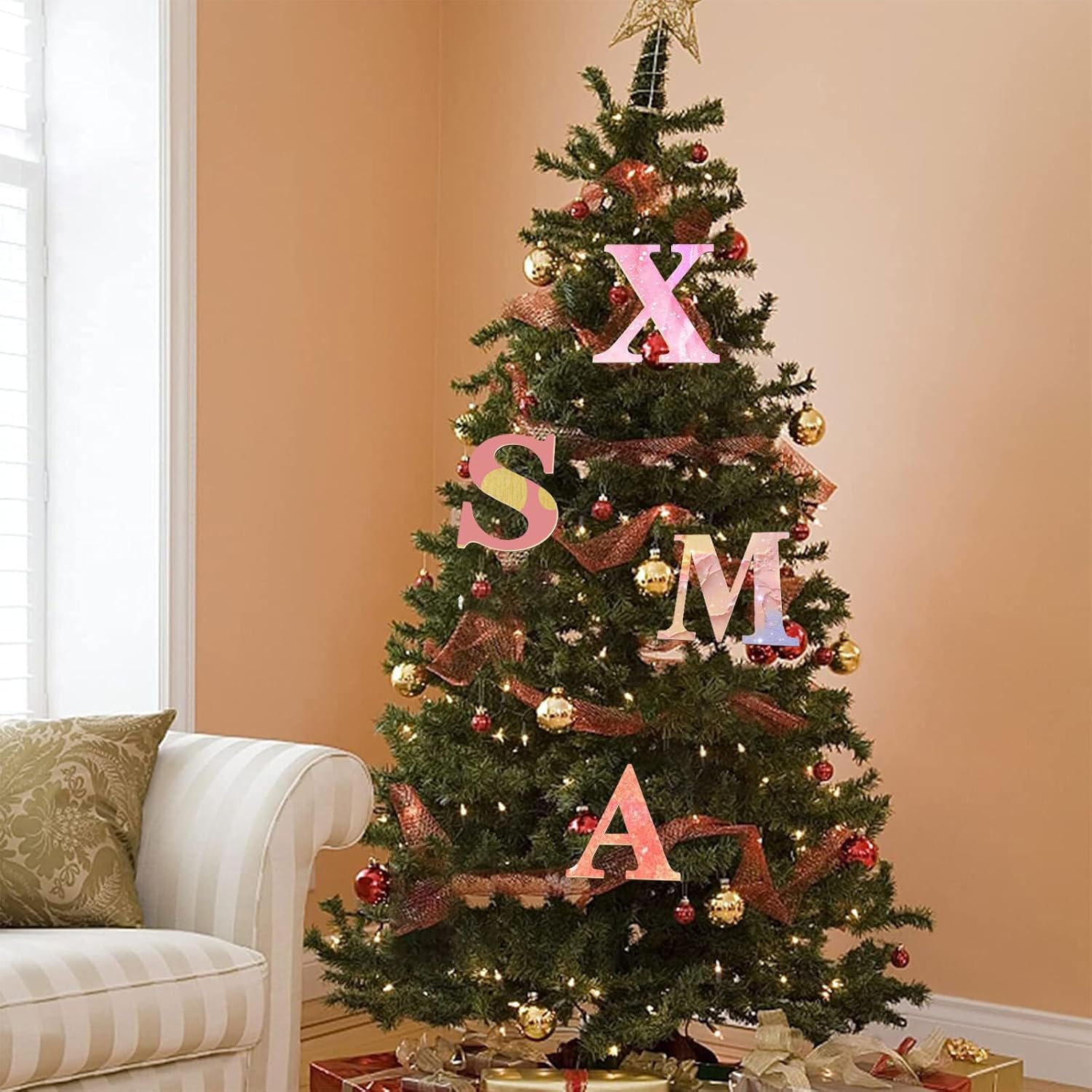 5ARTH Letra G de madera de 4 pulgadas, letras de madera en blanco sin terminar para decoración de paredes, fiesta de cumpleaños, decoración de boda,