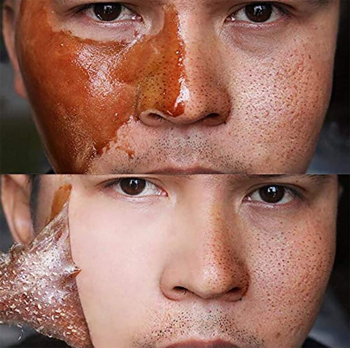 Máscara facial rasgante de miel, control de aceite, sin dolor, espinillas y piel muerta, mascarilla facial de 24 unidades, máscara de miel para