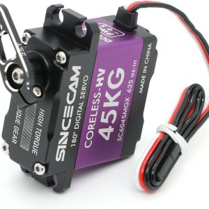 Servo sin núcleo de 99.2 lbs Servo impermeable de alto par de torsión de metal oblicuo engranaje 180 Servo de dirección completa Caja de aluminio Servo sin núcleo de 99.2 lbs Servo impermeable de alto par de torsión de metal oblicuo engranaje 180 Servo de dirección completa Caja de aluminio