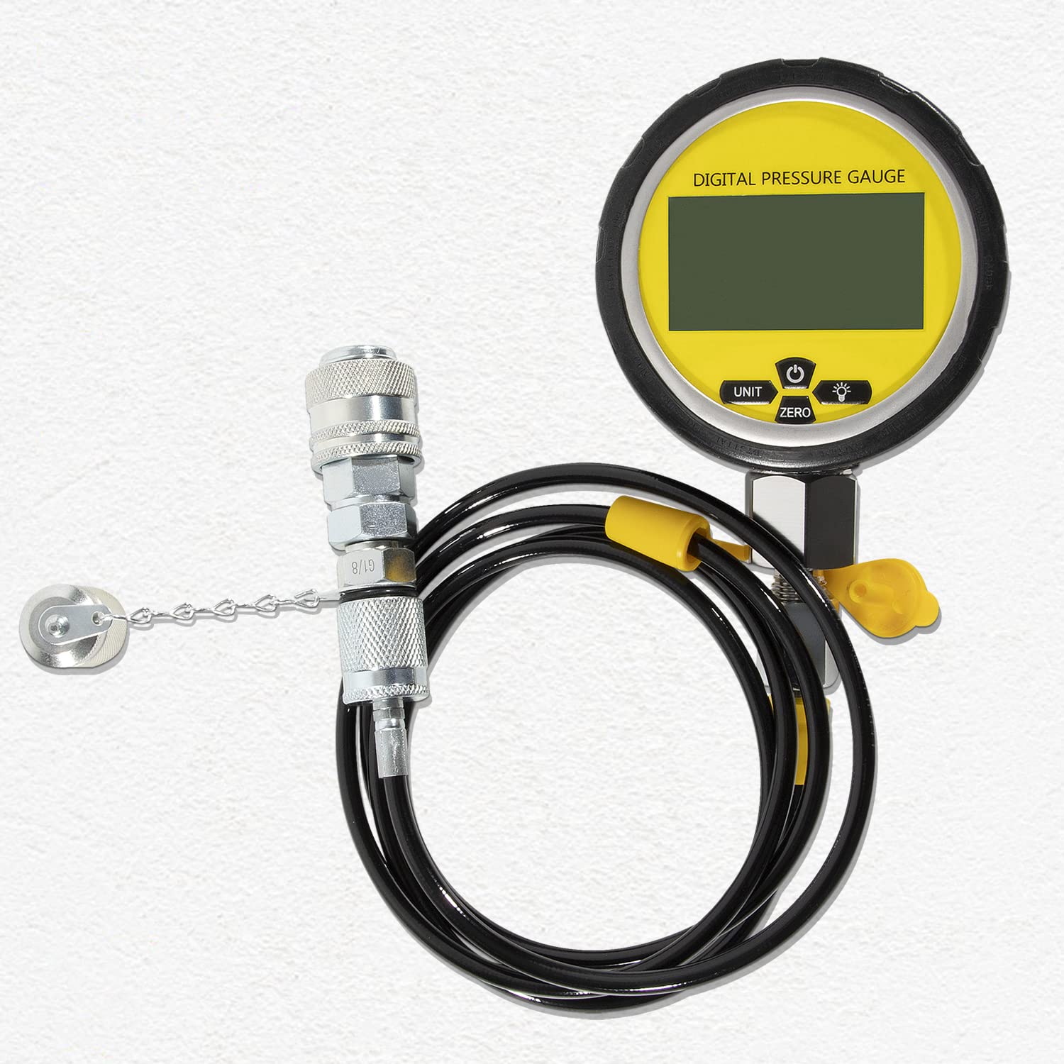 Kit de acoplamiento de prueba de presión hidráulica digital 10000PSI Kit de manómetro hidráulico para maquinaria de construcción de excavadoras 1