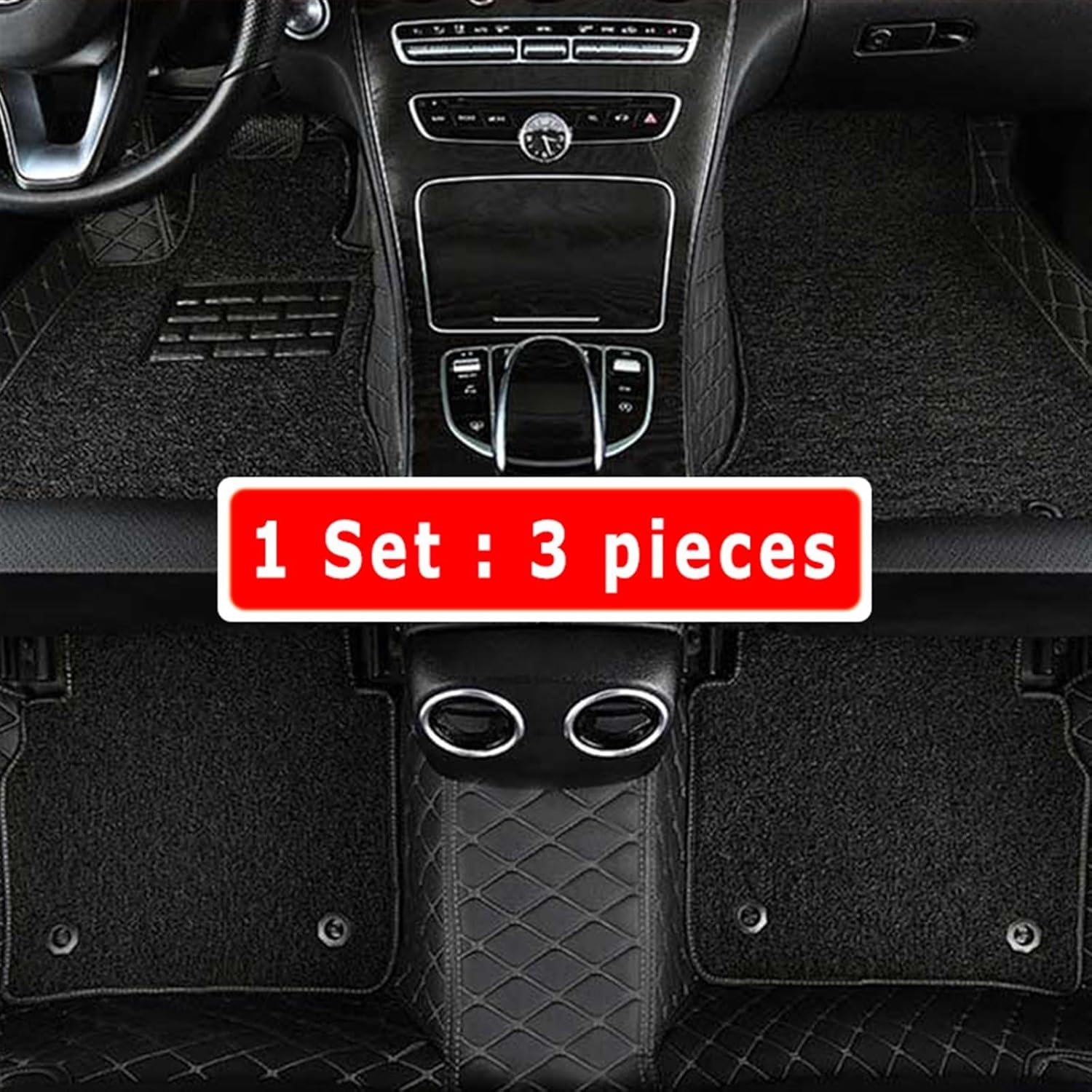 Alfombrillas de coche para Nissans X-Trail Rogues T32 2017 2016 2015 2014 alfombras de lujo de doble capa con lazo de alambre accesorios interiores