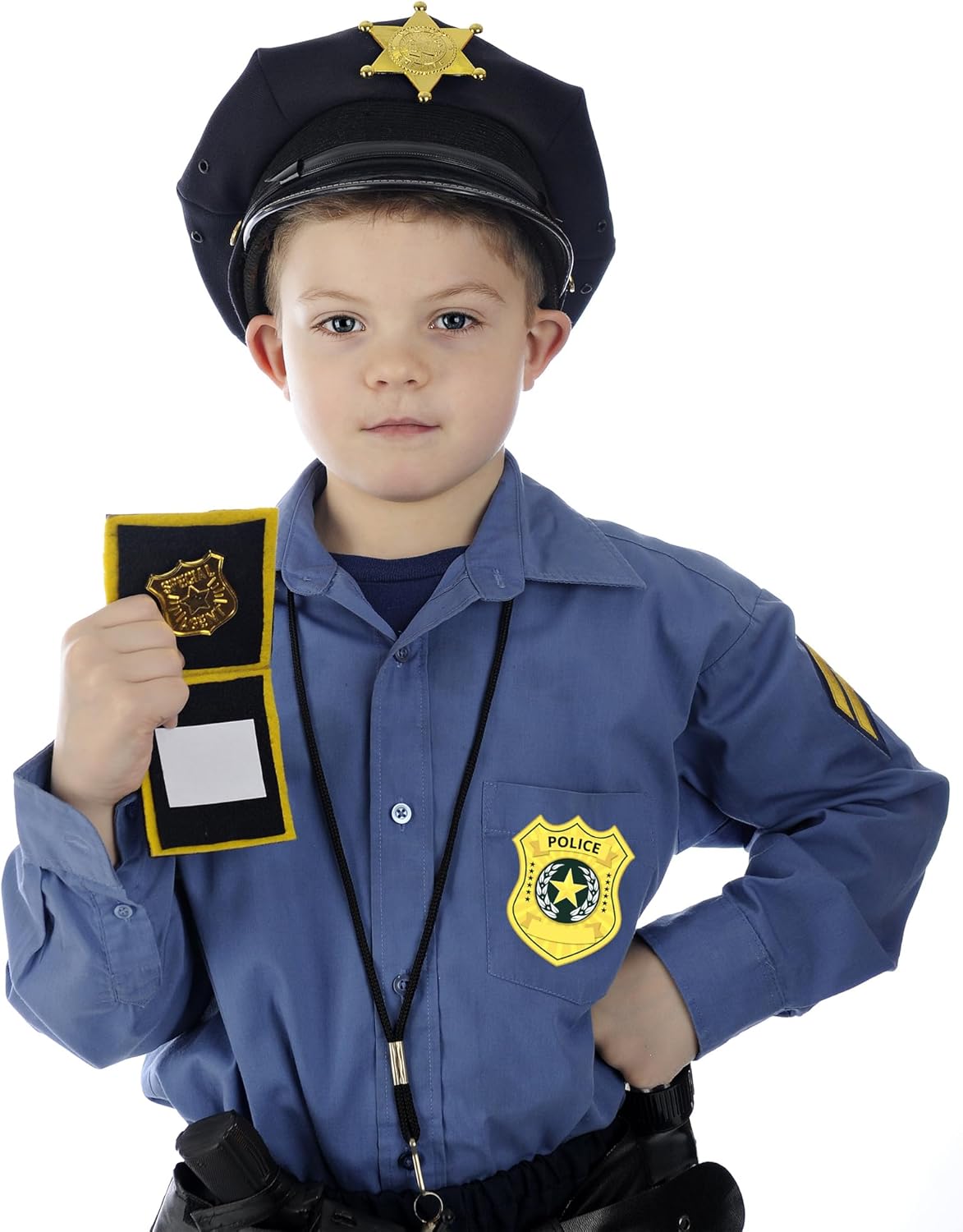 500 calcomanías de insignias de policía para niños, etiquetas de nombre de policía, suministros de fiesta de policía, regalos para niños,