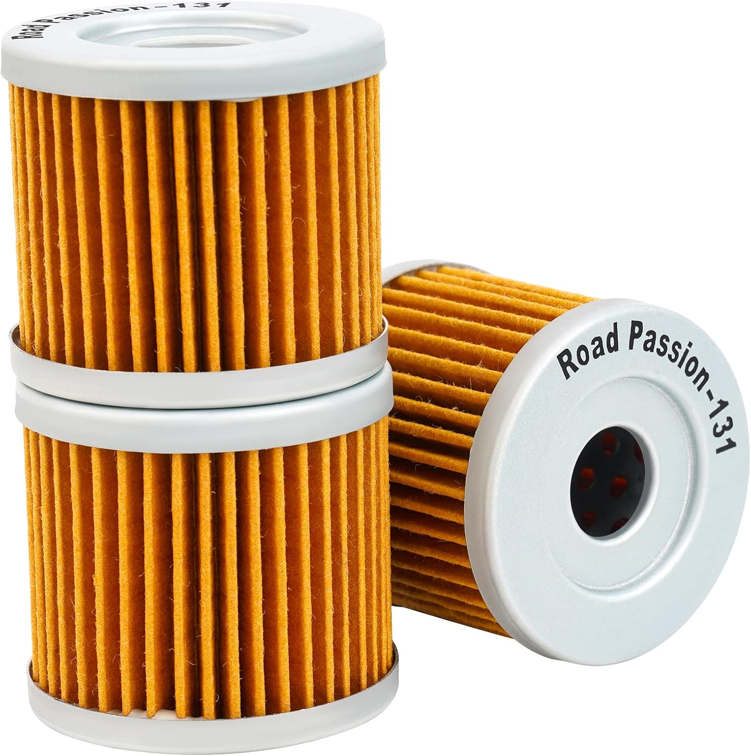 Road Passion 1651005240 Filtro de aceite para SUZUKI LT125 1983-1987 LT185 1984-1987 LTZ90 QUADSPORT 2007-2009 (paquete de 3)