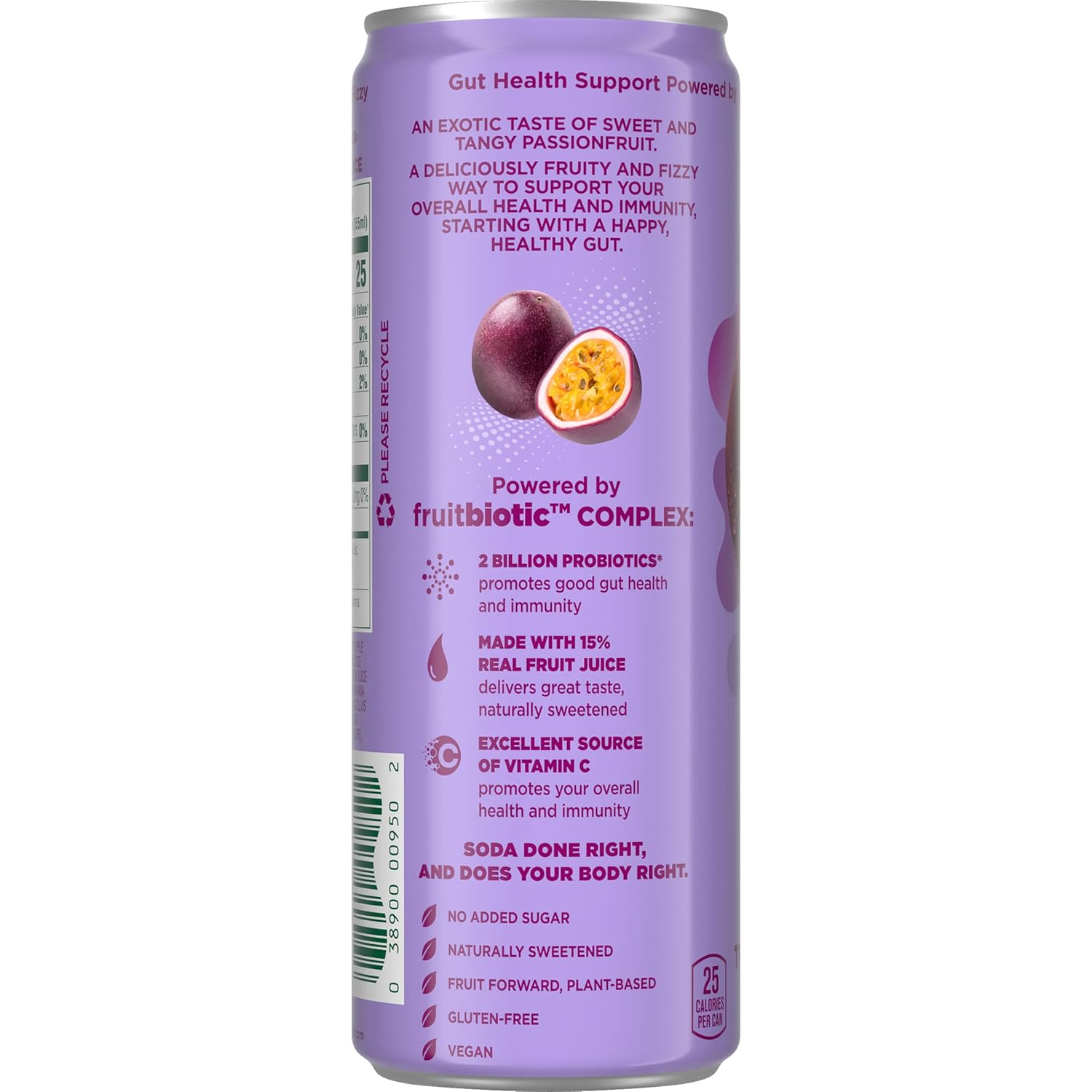 The Secret Nature of Fruit Refresco probiótico de frutas, apoya la salud intestinal y la inmunidad, 2 mil millones de probióticos, cero azúcar