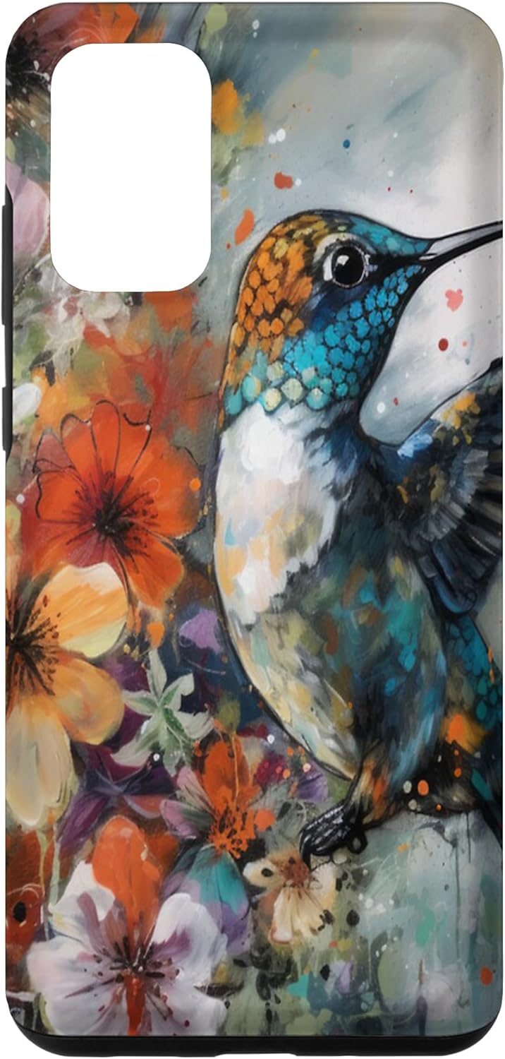 Funda para Galaxy S20+ Hummingbird and Flower Bird Watcher Hummingbird Love Men