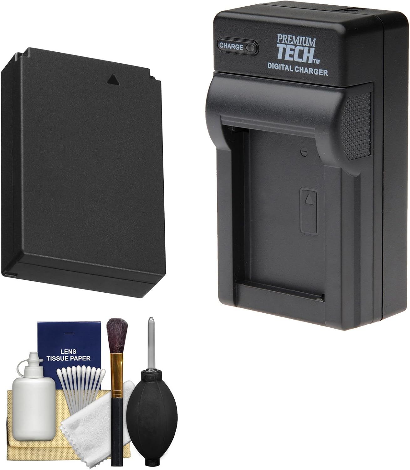 Power2000 LP-E12 – Batería recargable con cargador + kit para cámaras digitales Canon EOS Rebel SL1 y EOS-M
